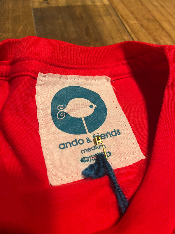 Ando T-Shirt -Red Medium