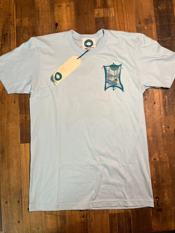 Ando T-Shirt - Lt Blue - Medium