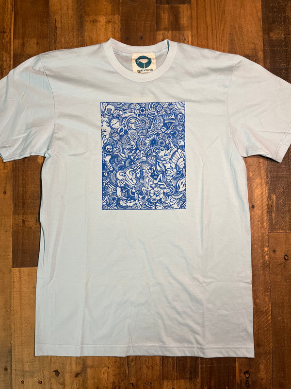 Ando T-Shirt - Lt Blue  - Medium