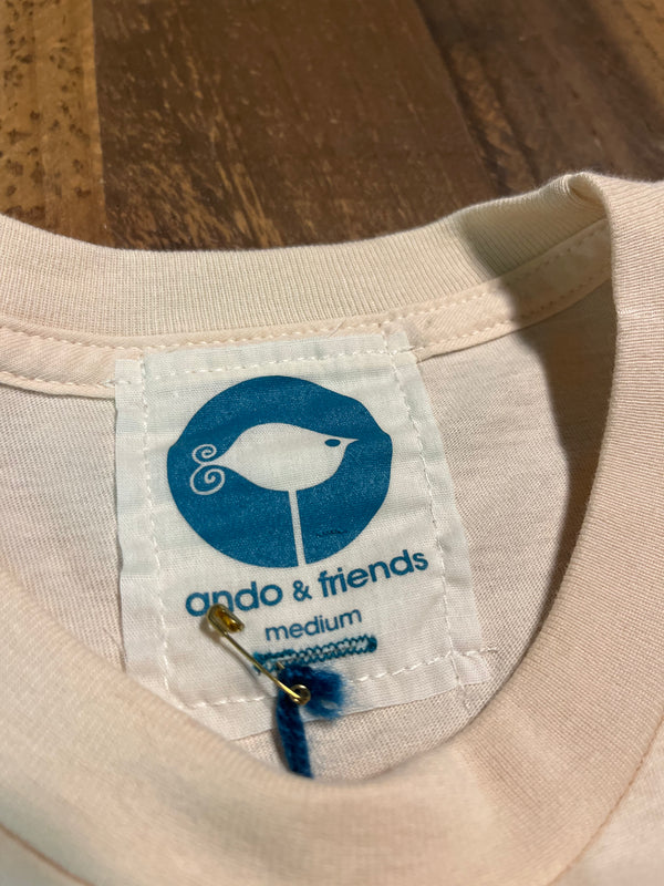 Ando T-Shirt -Cream- Medium
