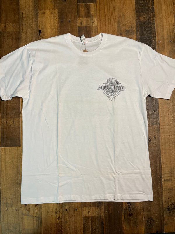 Thai Stick Tee - White- Large