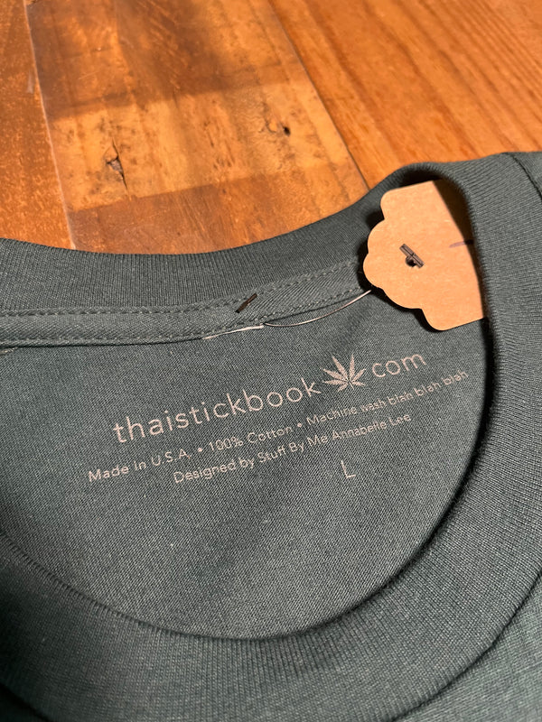Thai Stick Tee - Charcoal- Large