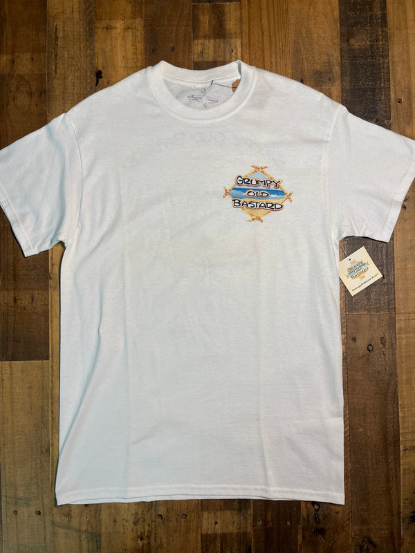 Grumpy Old Bastard -White - Medium