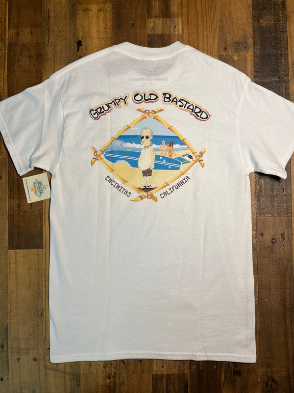 Grumpy Old Bastard -White - Medium