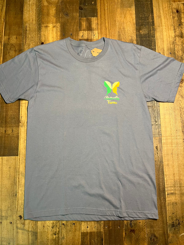 Butterfly Farms -Grey Blue - Large