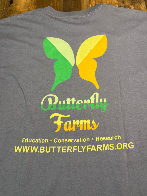 Butterfly Farms -Grey Blue - Large