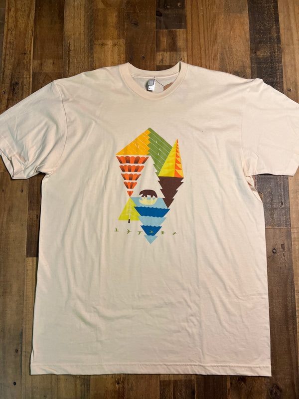 Mountains - Cream - X-Large