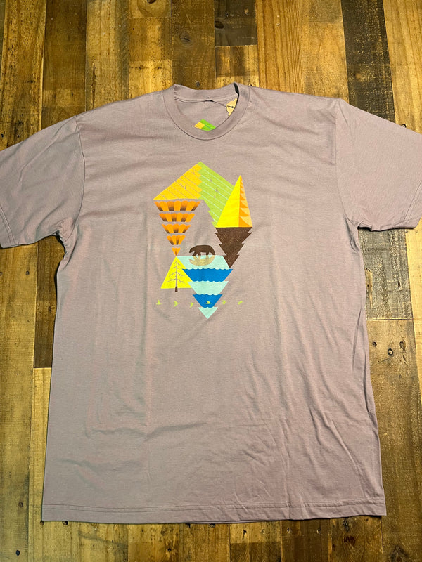 Mountains - Grey - Large