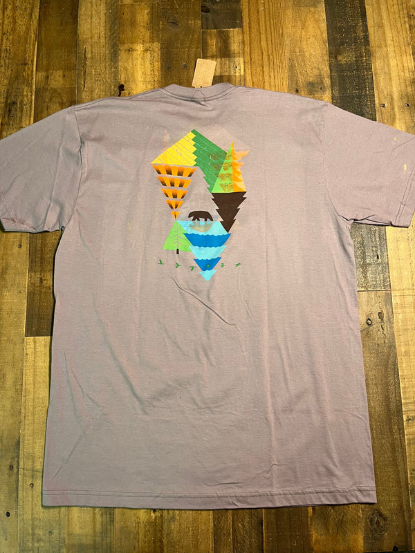 Mountains - Grey - Large