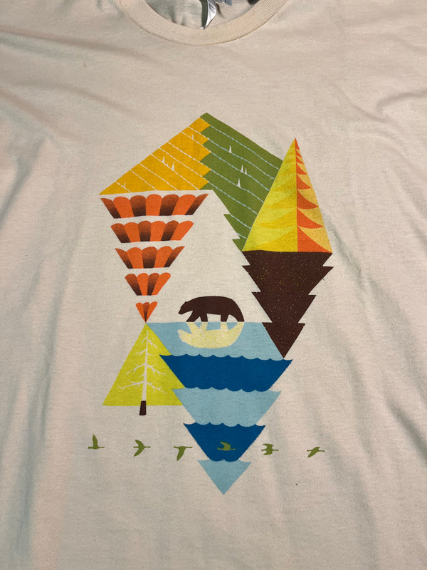 Mountains - Cream - X-Large