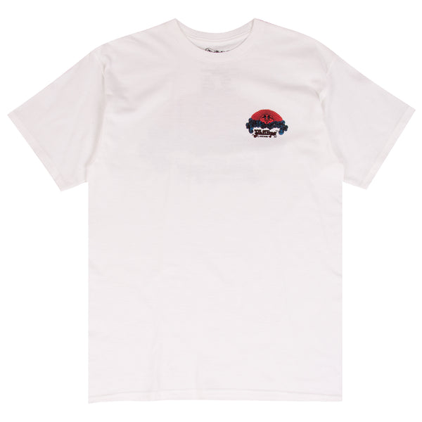 Jim Phillips white surf t-shirt design