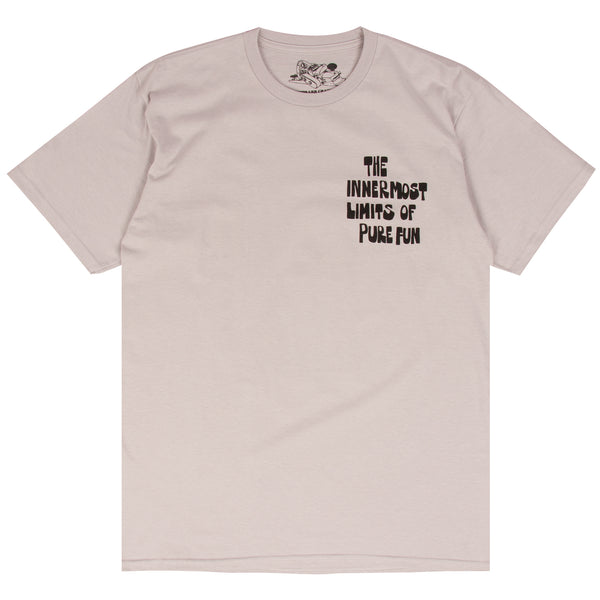 The Innermost Limits of Pure Fun silver surf t-shirts with George Greenough