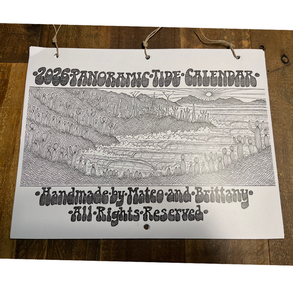 2026 Mateo & Brittany Tide Calendar