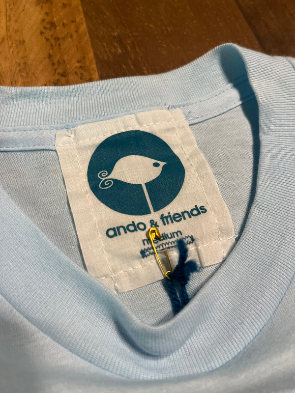 Ando T-Shirt -Lt Blue- Medium