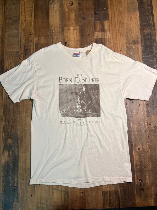 Born to be Free - White -Large