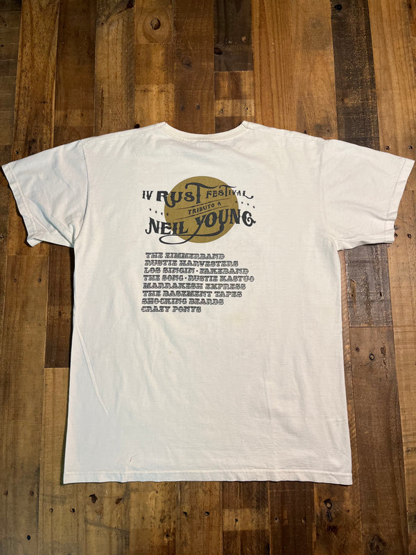 Neil Young Tribute - White  - Large