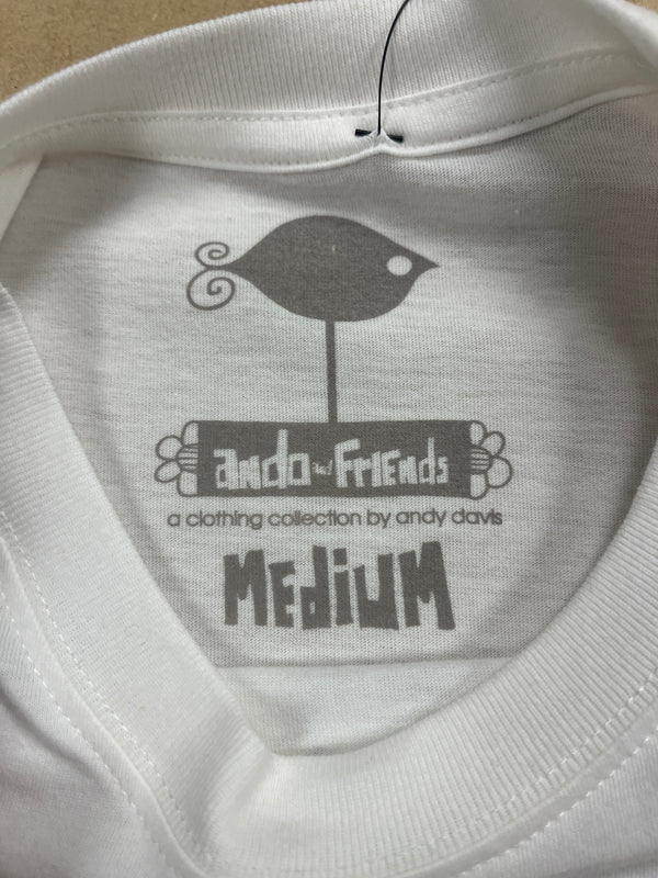 Ando - White - Medium Womens Tee