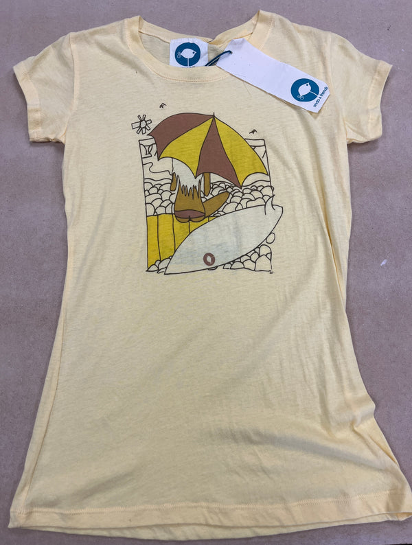 Ando - Pale Yellow - Women's Medium Tee
