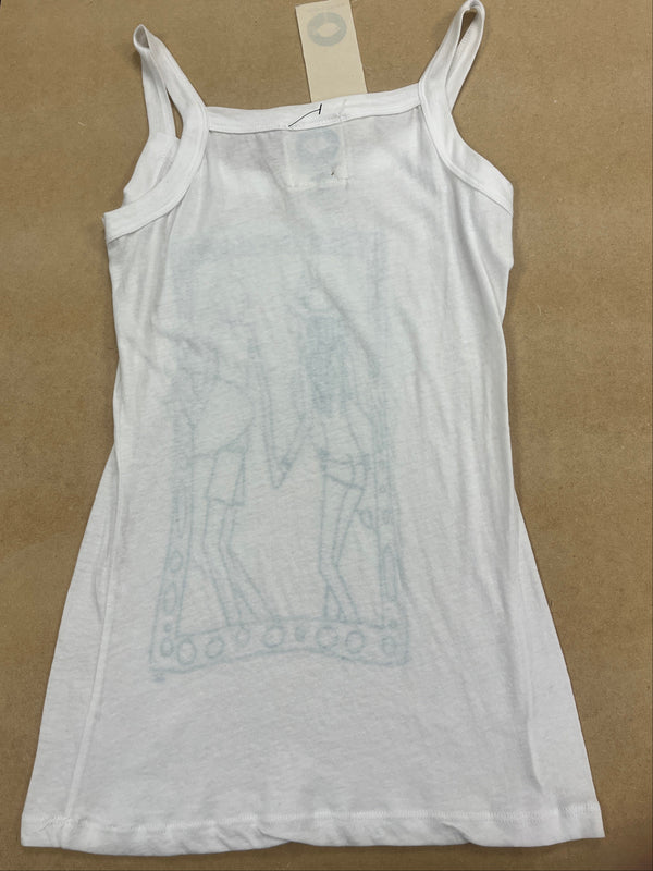 Ando - White - Women's Medium Camisole Tank