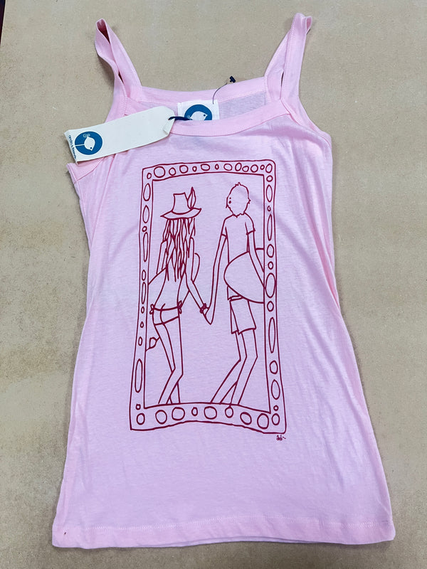 Ando - Light Pink - Women's Medium Camisole Tank