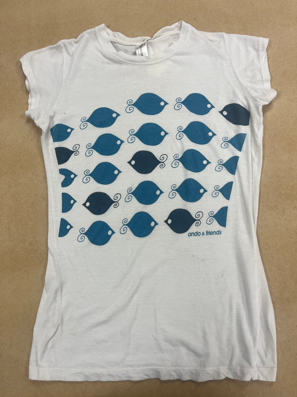 Ando - White - Small Women's Tee