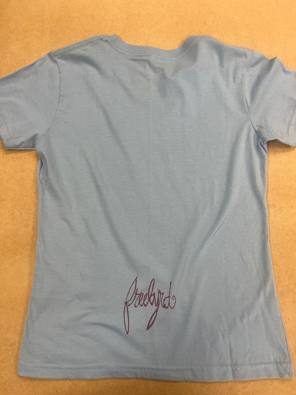 Ando - Light Blue - Medium Women's Tee