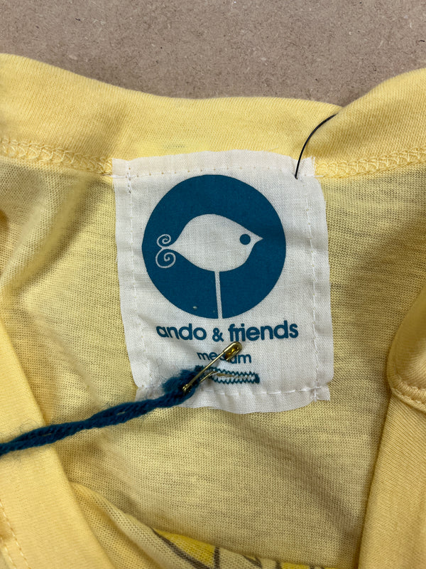 Ando - Pale Yellow - Women's Medium Camisole Tank