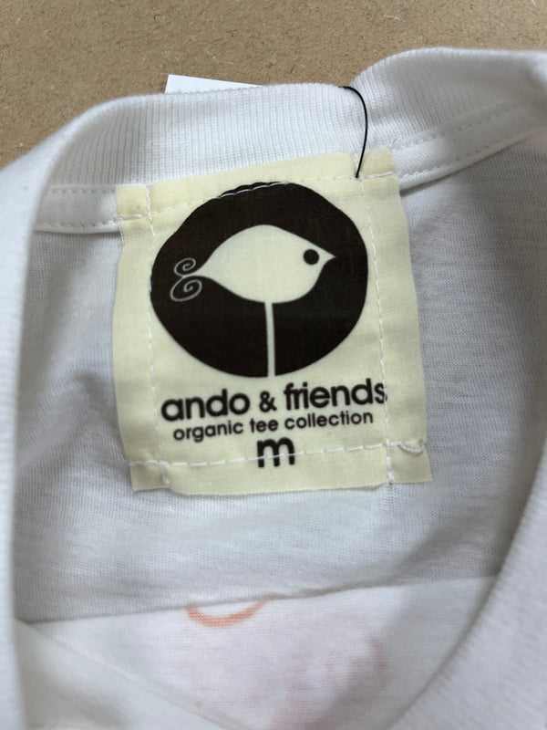 Ando - White - Medium Women's Tee