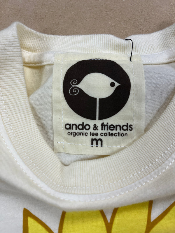 Ando - White - Medium Women's Tee