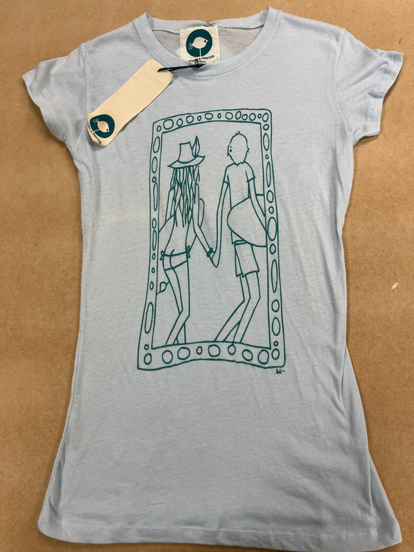 Ando - Light Blue - Women's Medium Tee