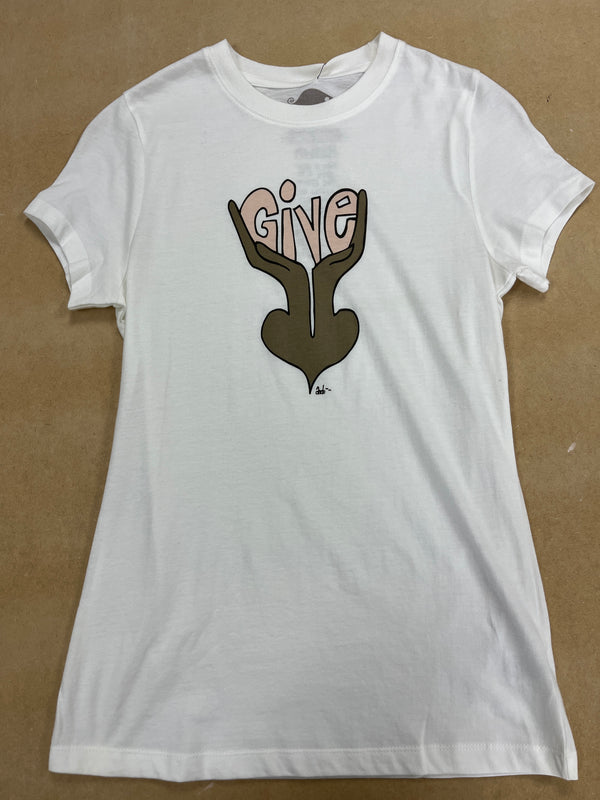 Ando - White - Medium Women's Tee