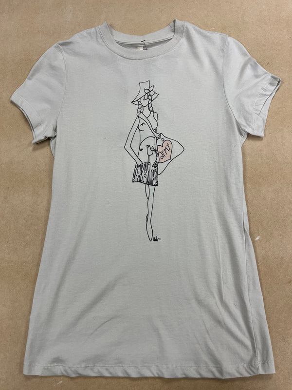 Ando - Beige - Medium Women's Tee