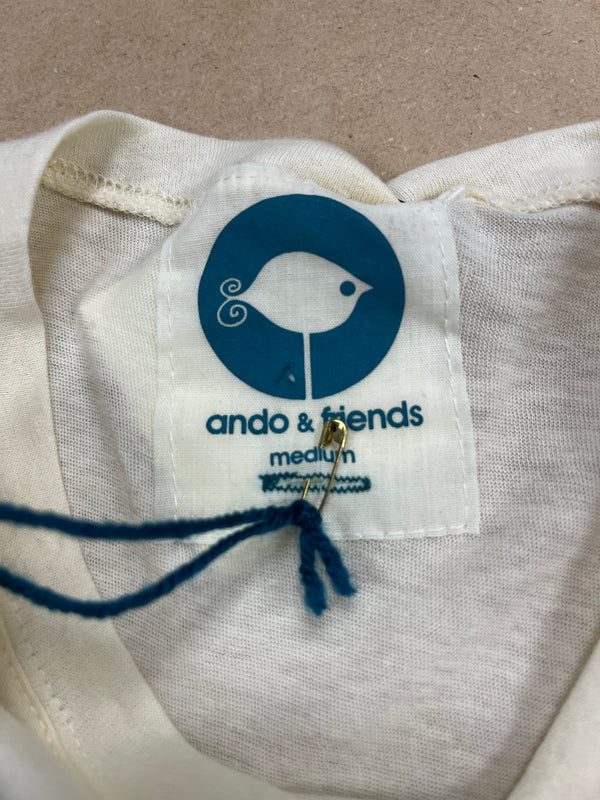 Ando - Cream - Medium Women's Tee