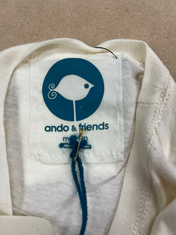 Ando - Cream - Medium Women's Tee