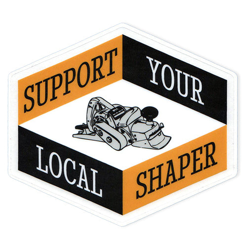 Support Your Local Shaper Hex Sticker
